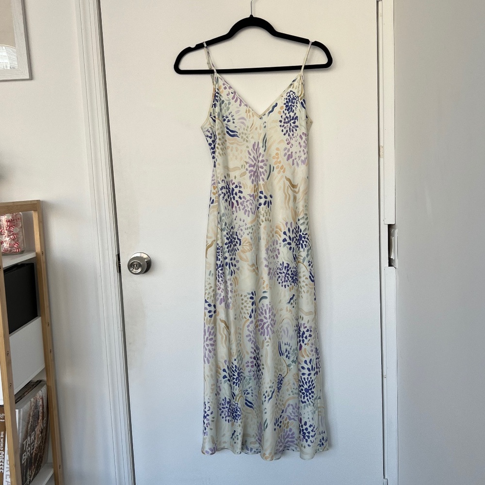 Aritzia Wilfred Satin Slip Dress